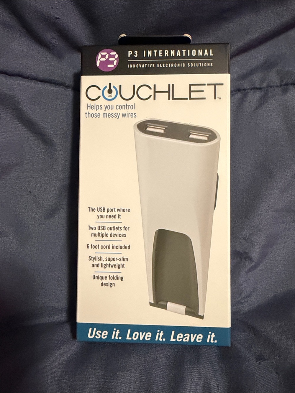 P3 International Couchlet USB Charging Station - White